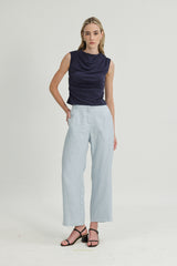 Danielle Elasticated Day Trousers in Ocean