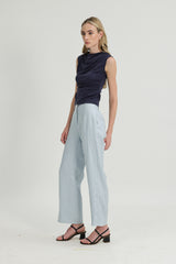 Danielle Elasticated Day Trousers in Ocean