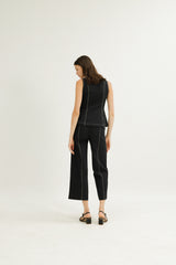 Kinsley Scoop Neck Top in Midnight