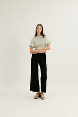 Maya Shirred Top in Pear