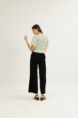 Maya Shirred Top in Pear