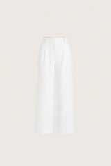 (3) Danielle Elasticated Day Trousers in White