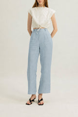 Danielle Elasticated Day Trousers in Ocean