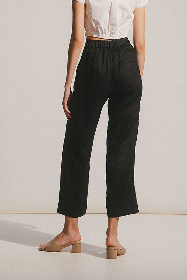 Danielle Elasticated Day Trousers in Black