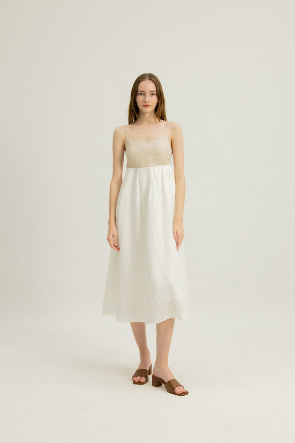 Charlotte Cami Dress in Oatmeal