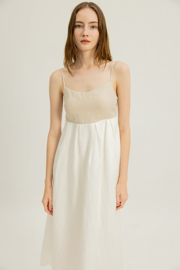 Charlotte Cami Dress in Oatmeal