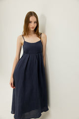 Charlotte Cami Dress in Midnight