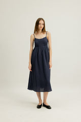 Charlotte Cami Dress in Midnight