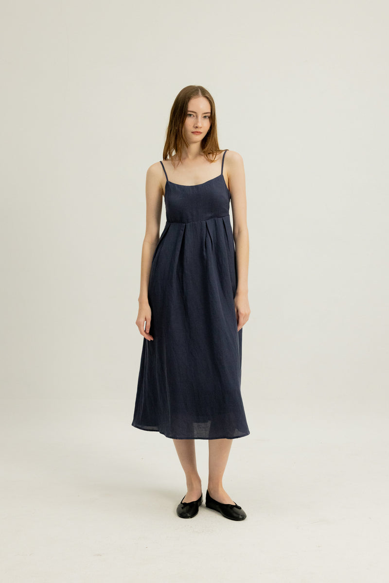 Charlotte Cami Dress in Midnight