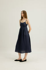 Charlotte Cami Dress in Midnight