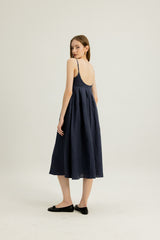 Charlotte Cami Dress in Midnight