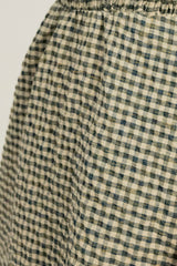 Brooke Shirred Waist Dress in Blue Daisy