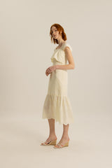 Taylor Layered Sleeved Dress in Primrose