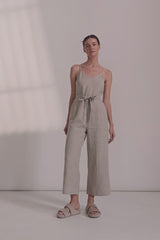 Frankie Low Back Jumpsuit in Sandstone