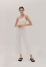 Piper Jersey Pants in White