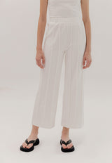 Piper Jersey Pants in White