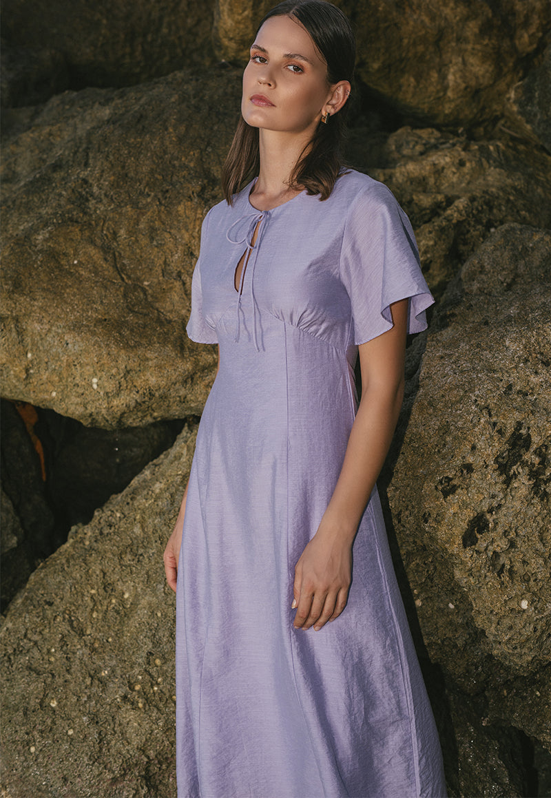 Jenny Long Dress in Lilac